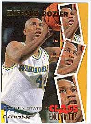 NBA 1995-96 Fleer Encounters - No 18 of 40 - Clifford Rozier