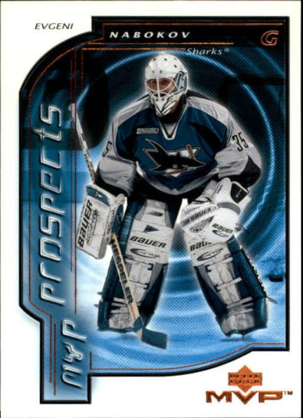 NHL 2000-01 Upper Deck MVP - No. 203 - Evgeni Nabokov