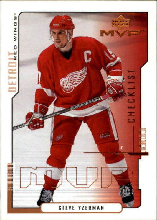 NHL 2000-01 Upper Deck MVP - No 220 - Steve Yzerman