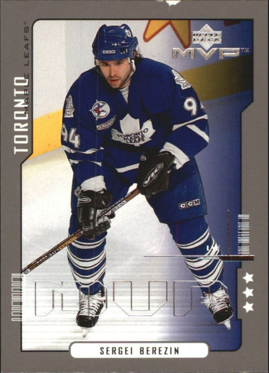 NHL 2000-01 Upper Deck MVP Third Stars - No 169 - Sergei Berezin