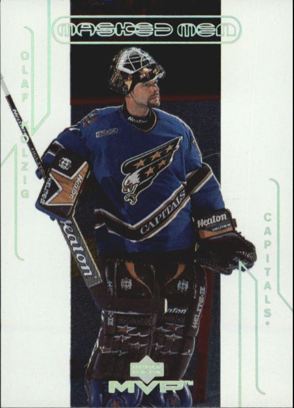 NHL 2000-01 Upper Deck MVP Mask Men - No MM10 - Olaf Kolzig