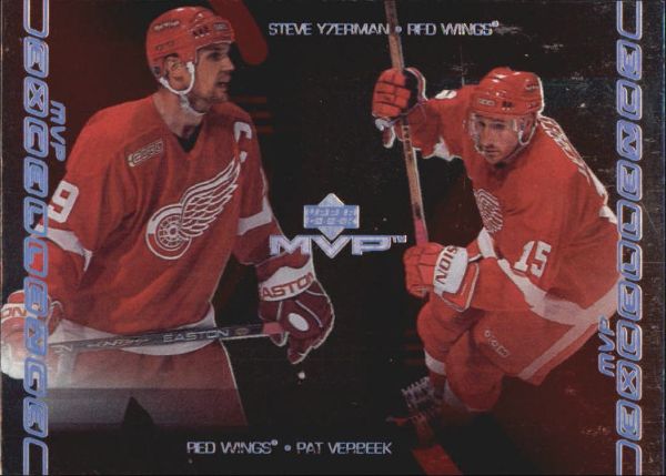 NHL 2000-01 Upper Deck MVP Excellence - No ME5 - Steve Yzerman / Pat Verbeek