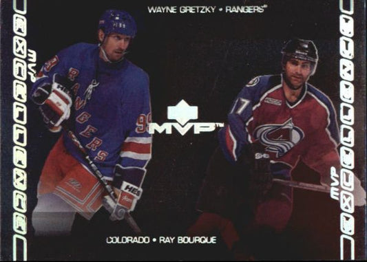 NHL 2000-01 Upper Deck MVP Excellence - No ME10 - Wayne Gretzky / Ray Bourque