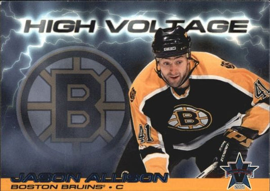 NHL 2000-01 Vanguard High Voltage Gold - No 4 - Jason Allison