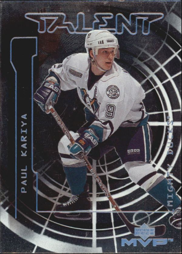 NHL 2000-01 Upper Deck MVP Talent - No M1 - Paul Kariya