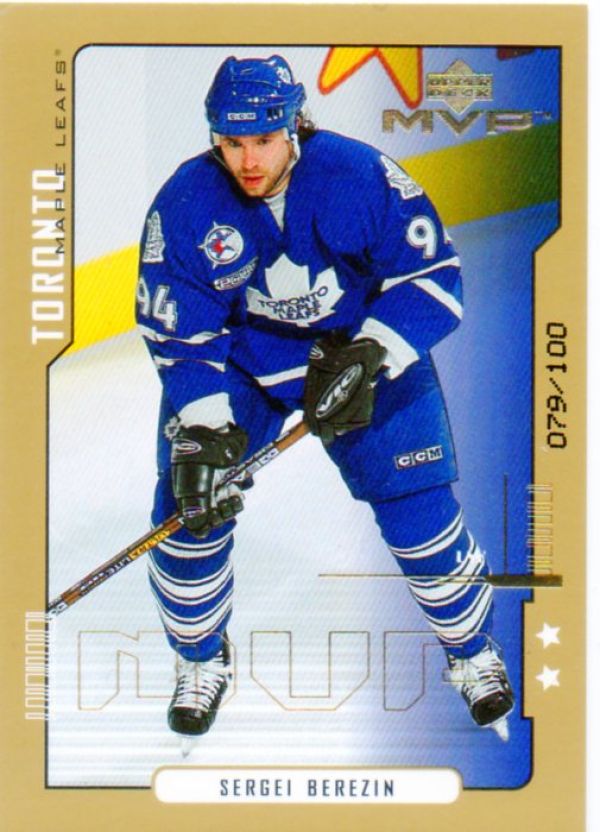 NHL 2000-01 Upper Deck MVP Second Stars - No 169 - Sergei Berezin