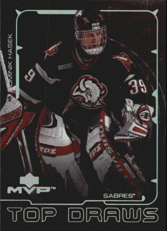 NHL 2000-01 Upper Deck MVP Top Draws - No TD2 - Dominik Hasek