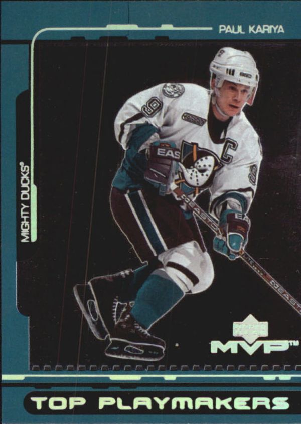 NHL 2000-01 Upper Deck MVP Top Playmakers - No TP1 - Paul Kariya