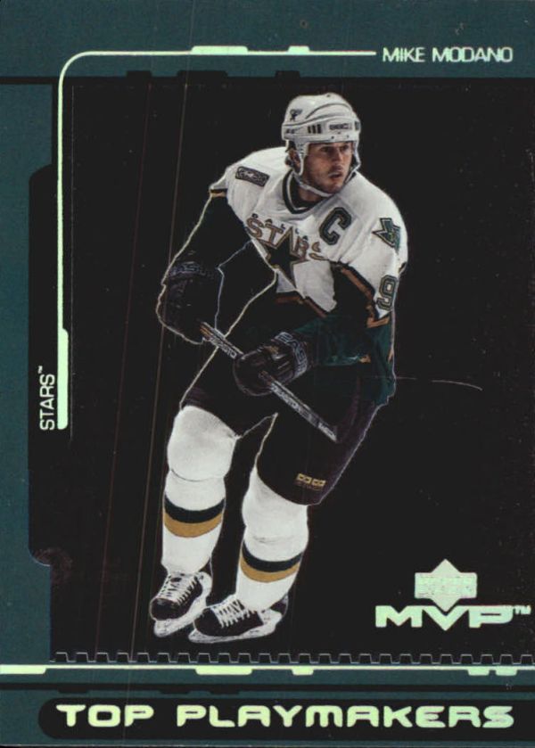 NHL 2000-01 Upper Deck MVP Top Playmakers - No TP4 - Mike Modano