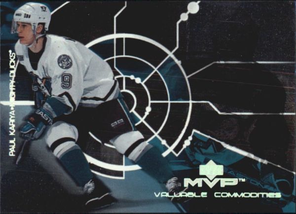 NHL 2000-01 Upper Deck MVP Valuable Commodities - No VC1 - Paul Kariya