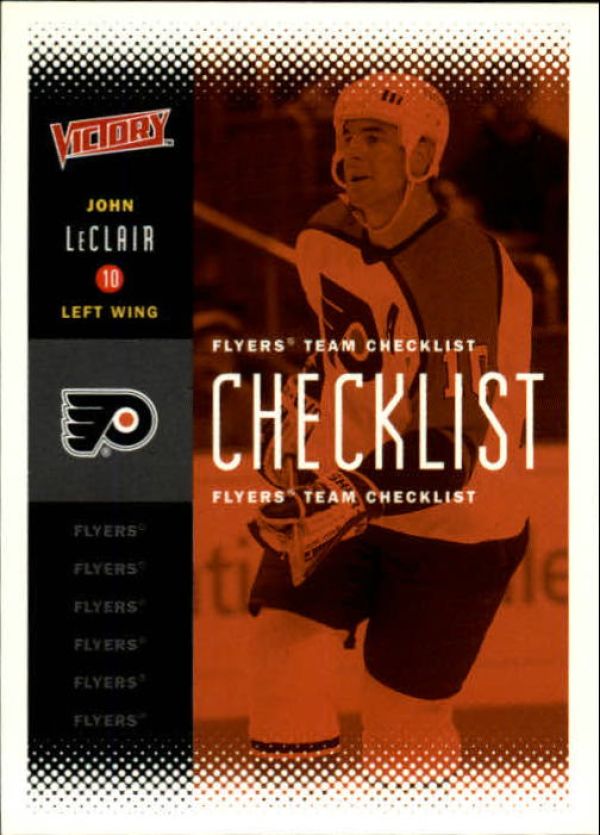 NHL 2000-01 Upper Deck Victory - No 166 - John LeClair