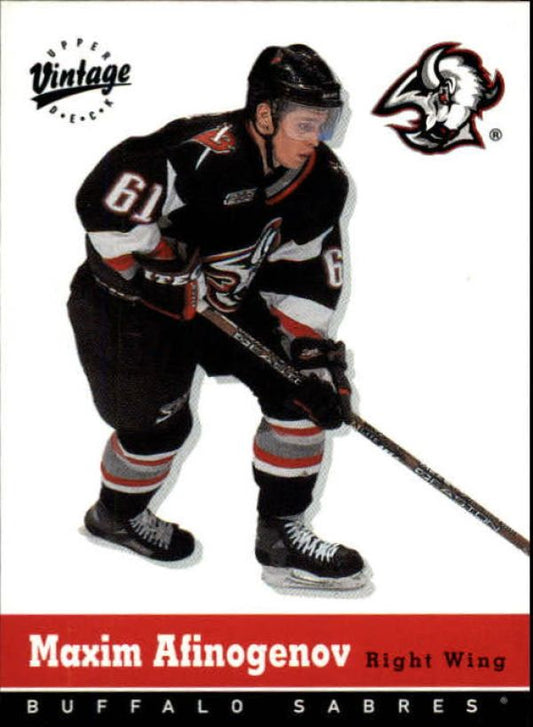 NHL 2000-01 Upper Deck Vintage - No 48 - Maxim Afinogenov