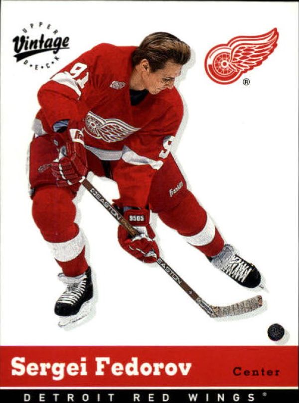 NHL 2000-01 Upper Deck Vintage - No 127 - Sergei Fedorov