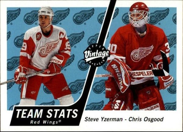 NHL 2000-01 Upper Deck Vintage - No 137 - Yzerman/Osgood