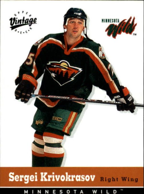 NHL 2000-01 Upper Deck Vintage - No 180 - Sergei Krivokrasov