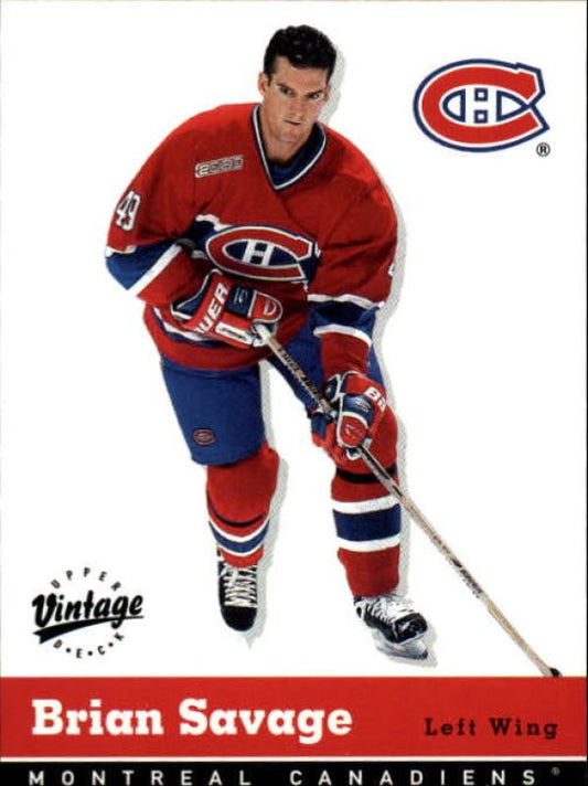 NHL 2000-01 Upper Deck Vintage - No 190 - Brian Savage