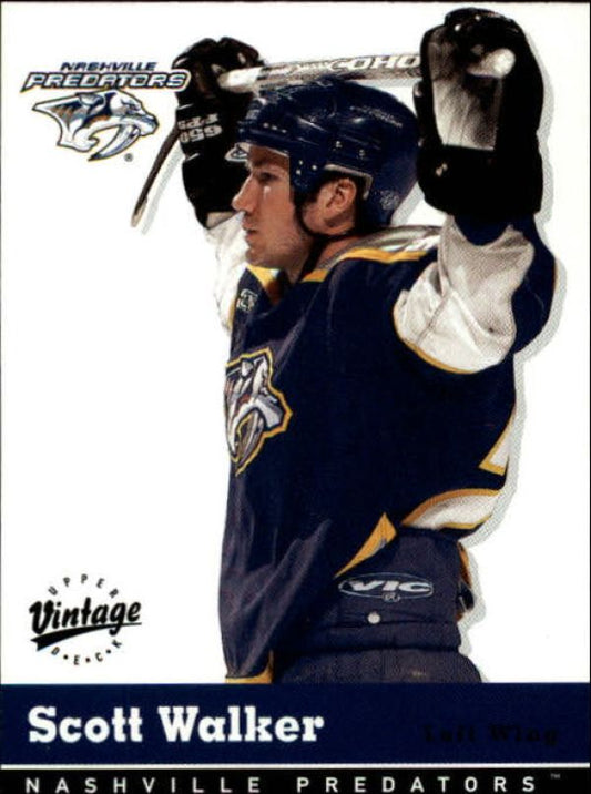 NHL 2000-01 Upper Deck Vintage - No 205 - Scott Walker