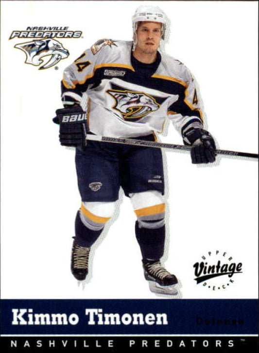 NHL 2000-01 Upper Deck Vintage - No 206 - Kimmo Timonen