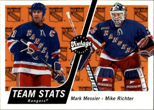 NHL 2000-01 Upper Deck Vintage - No 247 - Messier/Richter