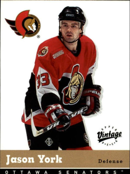 NHL 2000-01 Upper Deck Vintage - No 250 - Jason York