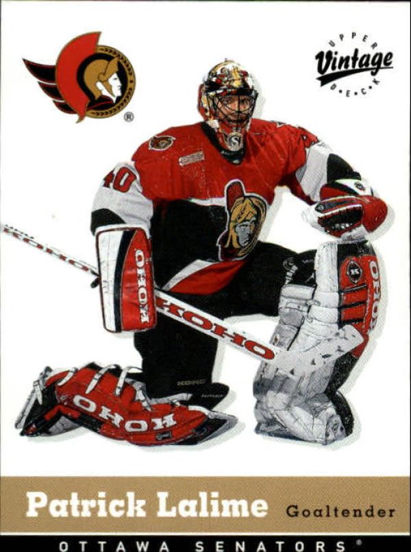 NHL 2000-01 Upper Deck Vintage - No 252 - Patrick Lalime