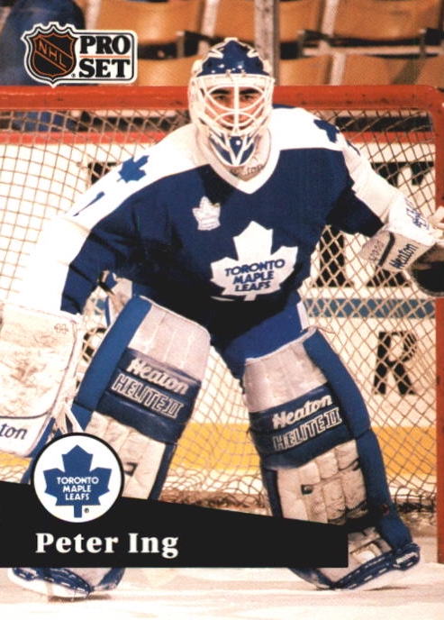 NHL 1991-92 ProSet French - No 222 - Peter Ing