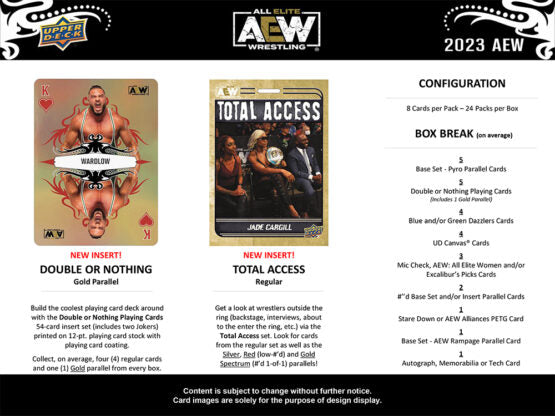 Wrestling 2023 All Elite Wrestling AEW Hobby Box