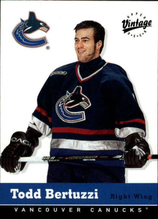 NHL 2000-01 Upper Deck Vintage - No 349 - Todd Bertuzzi