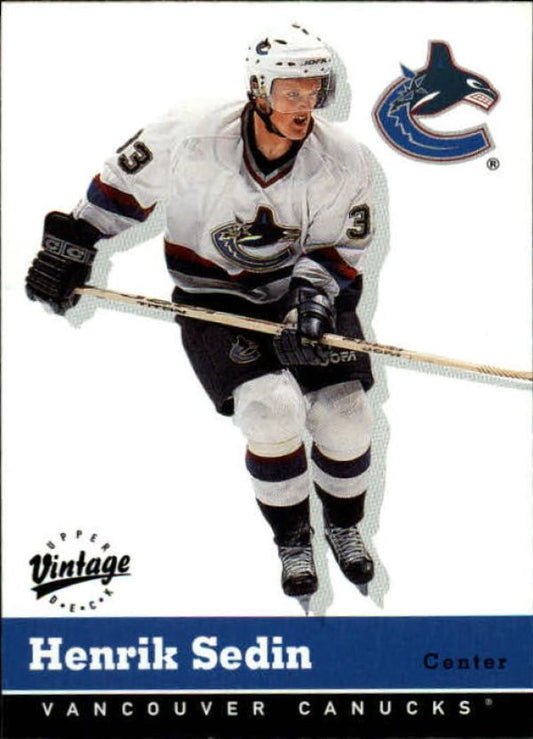 NHL 2000-01 Upper Deck Vintage - No 355 - Henrik Sedin