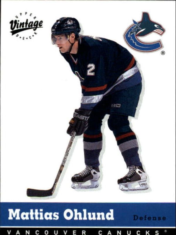 NHL 2000-01 Upper Deck Vintage - No 356 - Mattias Ohlund