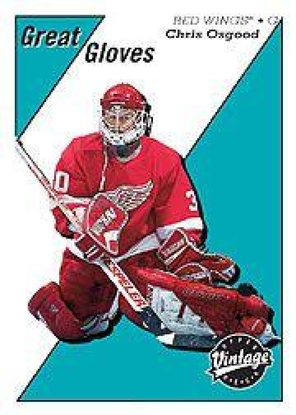 NHL 2000-01 Upper Deck Vintage Great Gloves - No GG8 - Chris Osgood