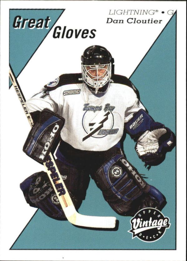 NHL 2000-01 Upper Deck Vintage Great Gloves - No GG17 - Dan Cloutier