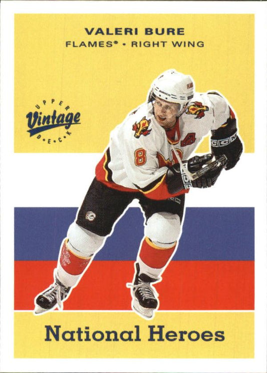 NHL 2000-01 Upper Deck Vintage National Heroes - No NH6 - Valeri Bure