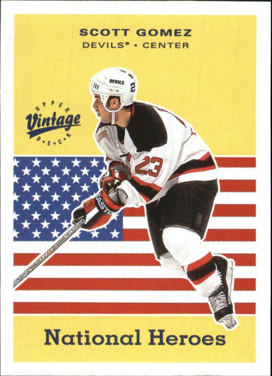 NHL 2000-01 Upper Deck Vintage National Heroes - No NH15 - Scott Gomez