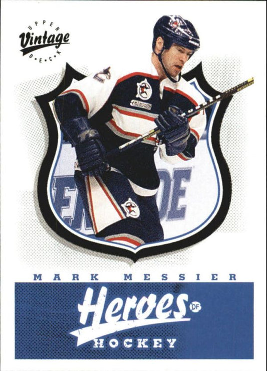 NHL 2000-01 Upper Deck Vintage Messier Heroes of Hockey - No HH44 - Mark Messier