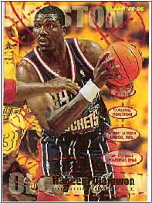 NBA 1995-96 Fleer - No. 224 - Hakeem Olajuwon