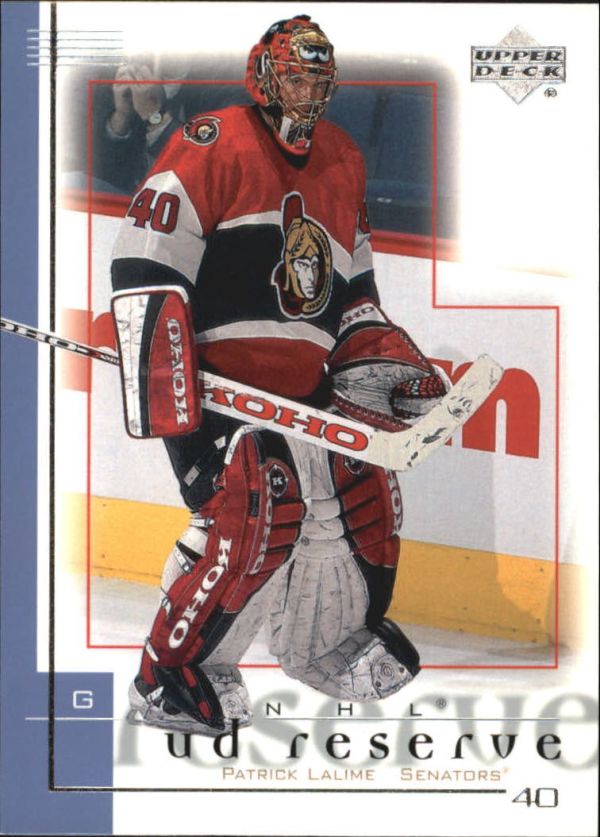 NHL 2000-01 UD Reserve - No 60 - Patrick Lalime