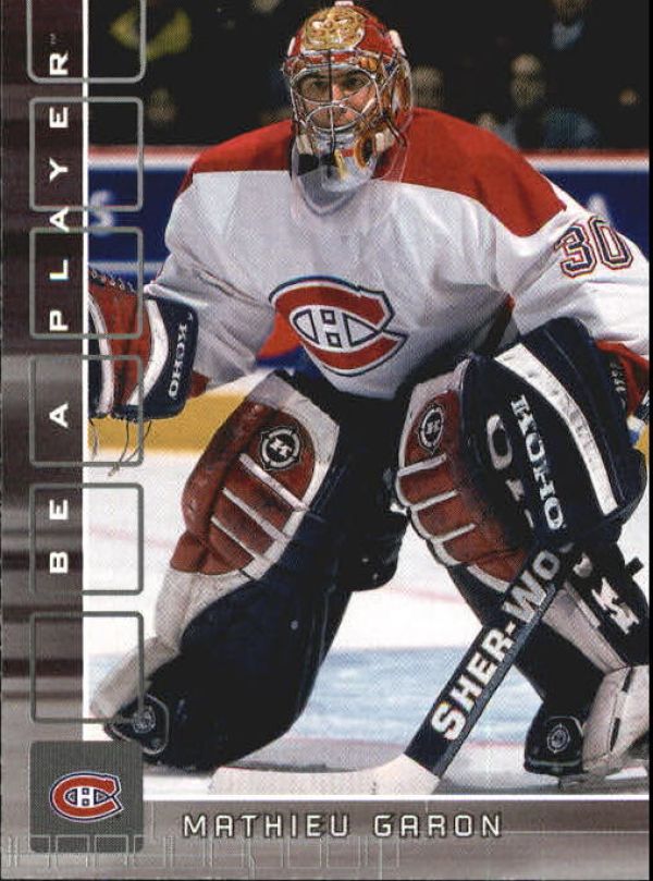 NHL 2001-02 BAP Memorabilia - No 181 - Mathieu Garon