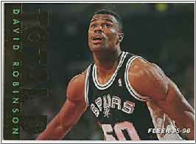 NBA 1995-96 Fleer European - No 207 - David Robinson