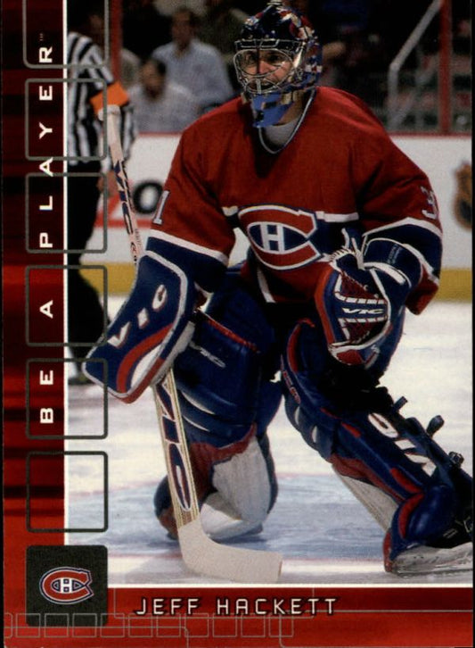 NHL 2001-02 BAP Memorabilia Ruby - No 229 - Jeff Hackett