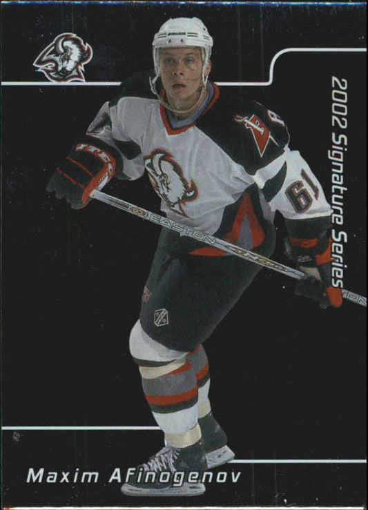 NHL 2001-02 BAP Signature Series - No 176 - Maxim Afinogenov