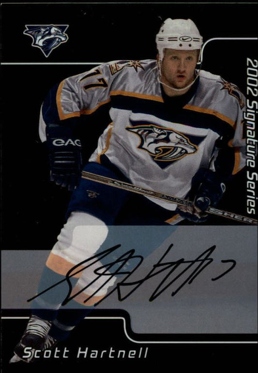 NHL 2001-02 BAP Signature Series Autographs - No 039 - Scott Hartnell