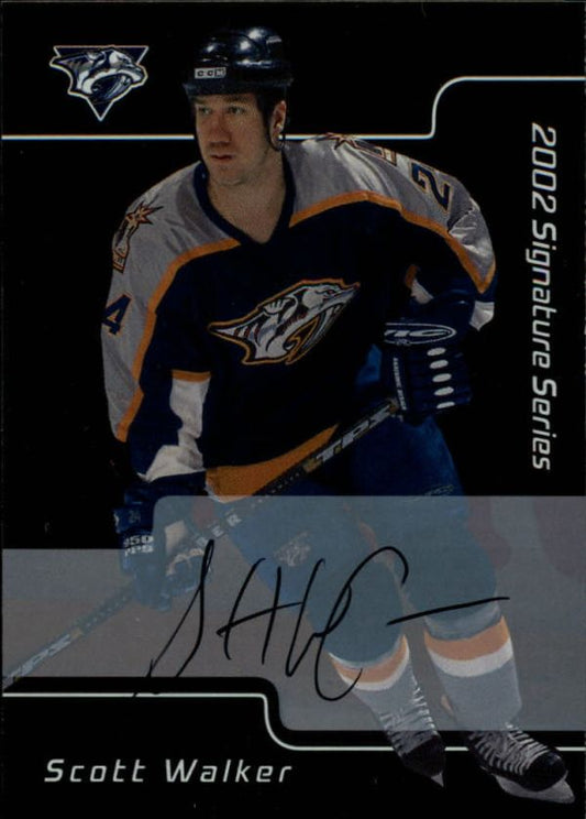 NHL 2001-02 BAP Signature Series Autographs - No 064 - Scott Walker