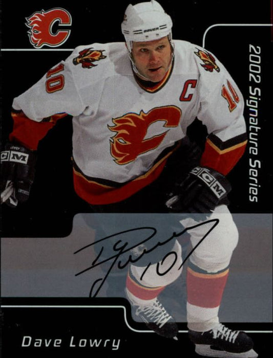 NHL 2001-02 BAP Signature Series Autographs - No 089 - Dave Lowry