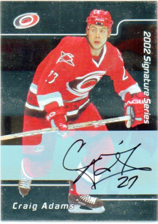 NHL 2001-02 BAP Signature Series Autographs First Signature Card - No 178 - Bates Battaglia