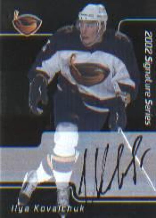 NHL 2001-02 BAP Signature Series Autographs First Signature Card - No 207 - Ilya Kovalchuk
