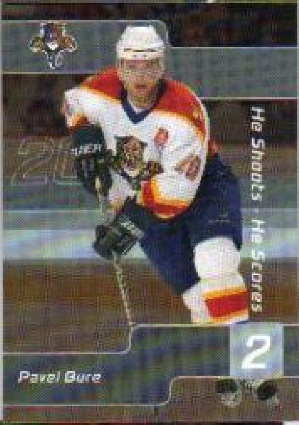 NHL 2001-02 BAP Signature Series He Shoots - He Scores Points - No 12 - Pavel Bure