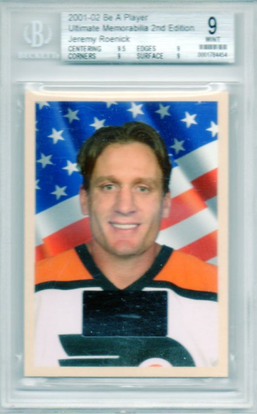 NHL 2001-02 BAP ultimate memorabilia Wave the Flag - No 21 - Jeremy Roenick