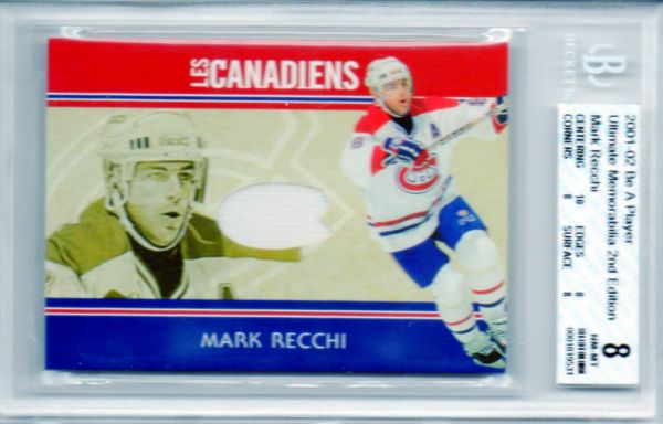 NHL 2001-02 BAP Ultimate Les Canadiens - No 1 - Marc Recchi