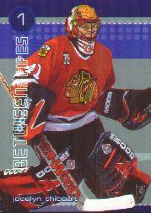 NHL 2001-02 Between the Pipes He Shoots - He Saves Points - No 9 - Joceyln Thibault